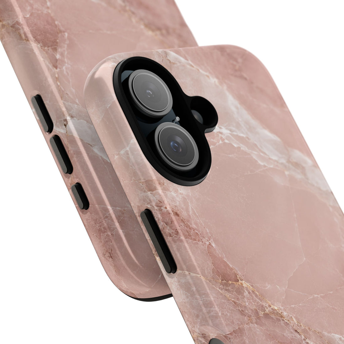 MOUZELLI Tough Phone Case Rose Marble back view
