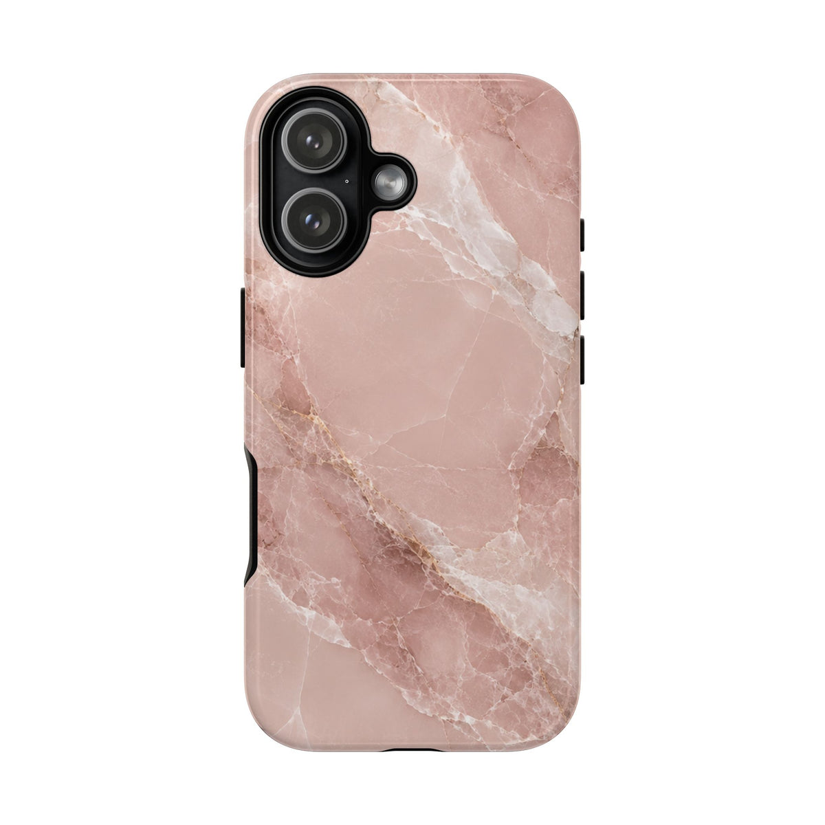 MOUZELLI Tough Phone Case Rose Marble detail texture