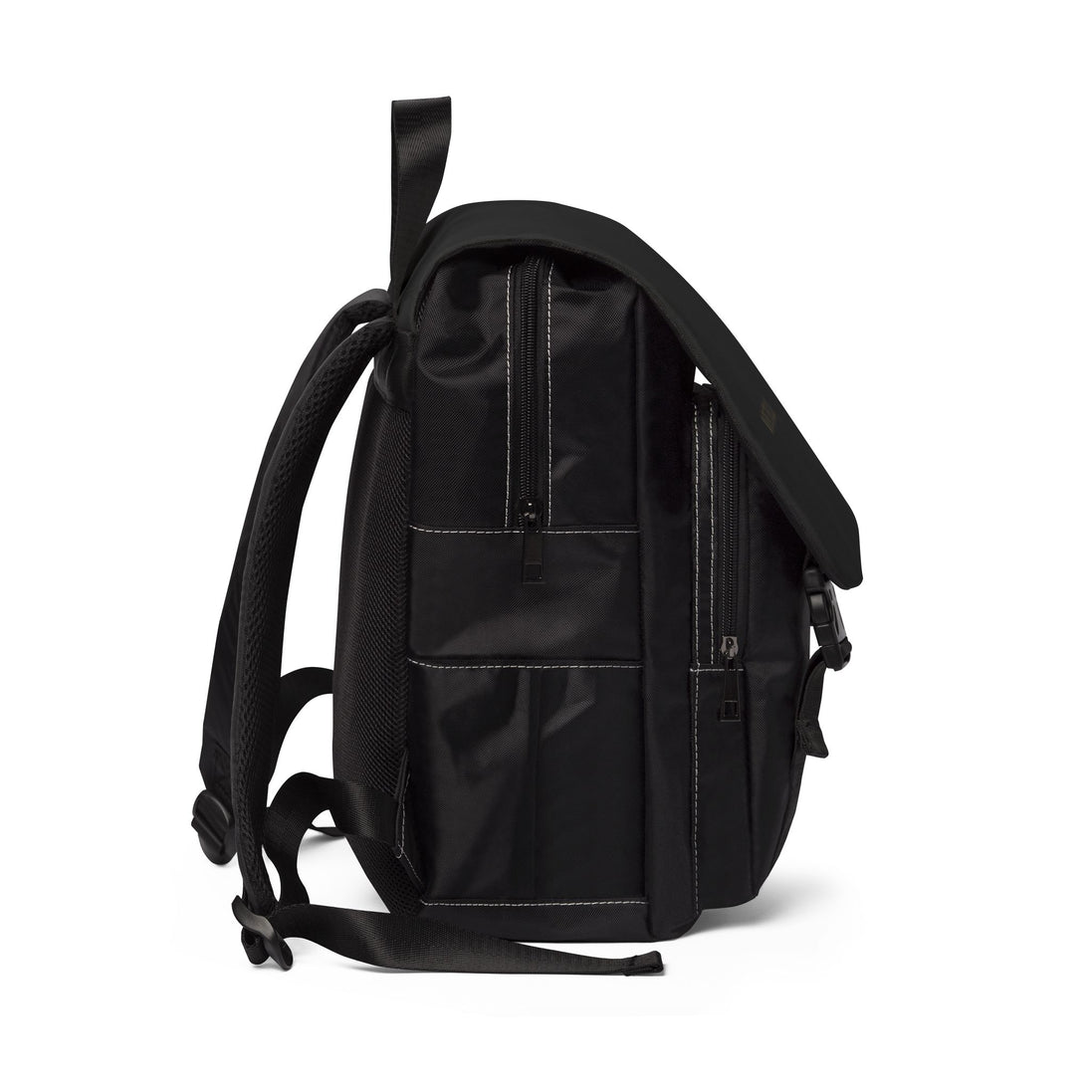 MOUZELLI Minimalist Casual Backpack Noir back view