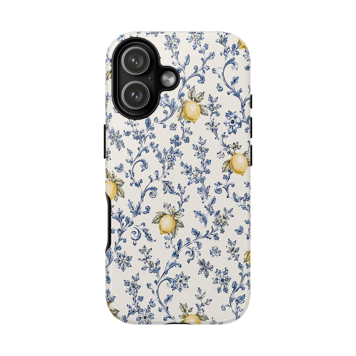MOUZELLI Tough Phone Case Melon Blue detail texture
