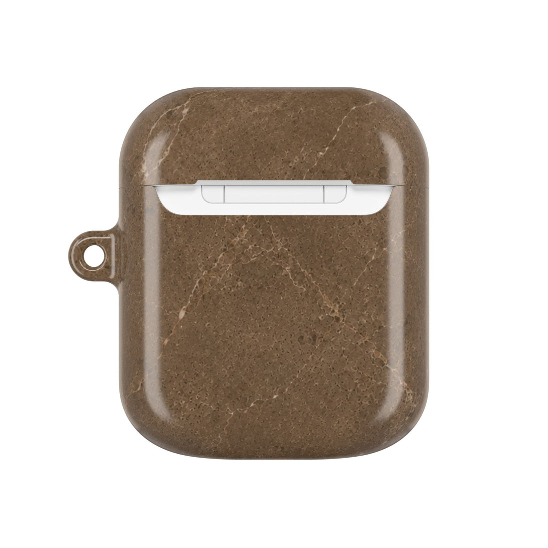 MOUZELLI AirPods Case Mocha back view