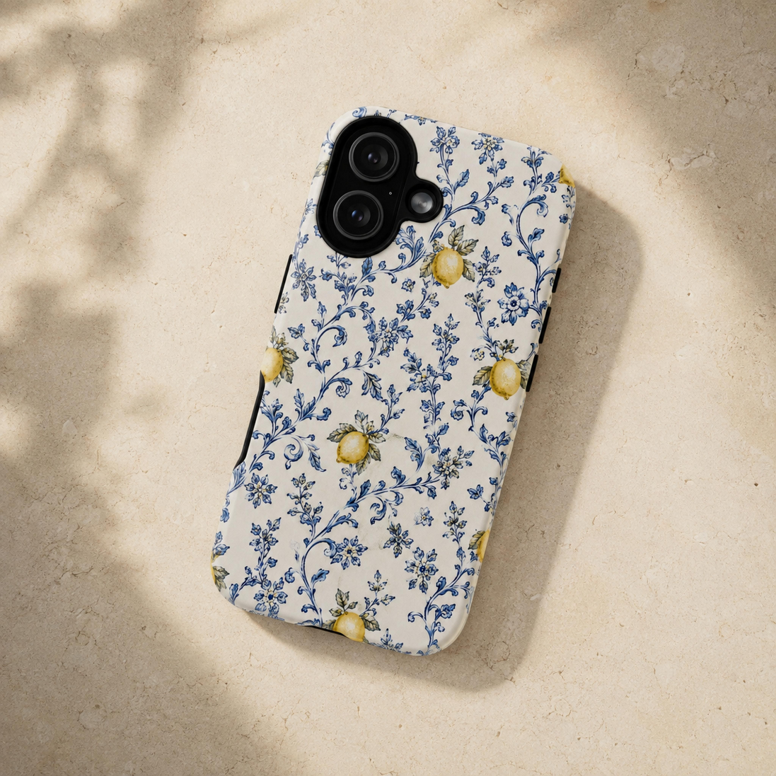MOUZELLI Tough Phone Case Melon Blue lifestyle mockup