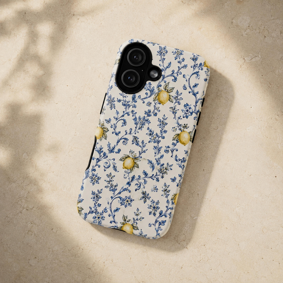 MOUZELLI Tough Phone Case Melon Blue lifestyle mockup