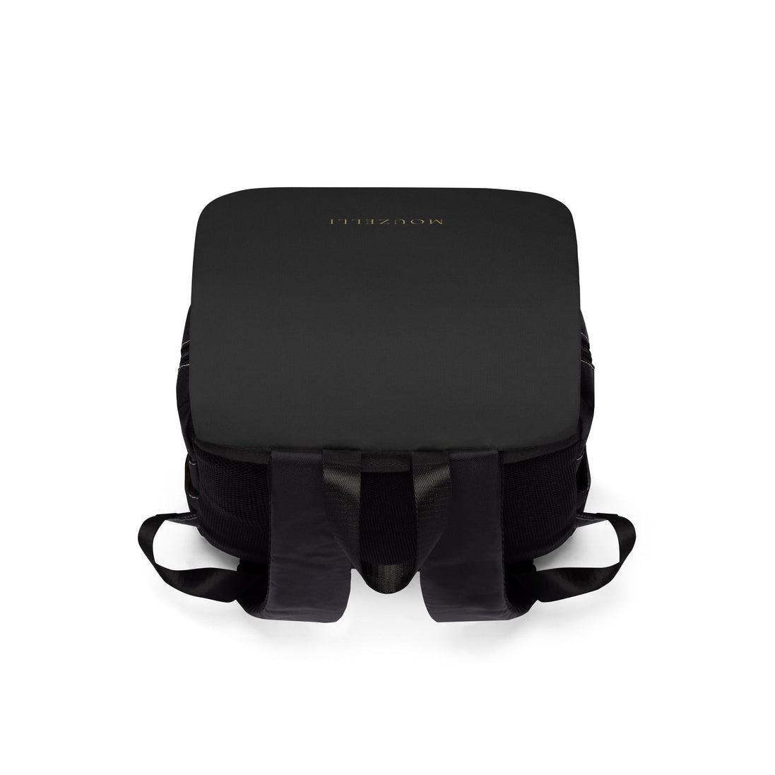 MOUZELLI Minimalist Casual Backpack Noir flat lay