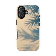 MOUZELLI Tough Phone Case Logo Vintage Palm Leaves detail texture