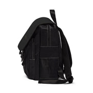 MOUZELLI Minimalist Casual Backpack Noir flat lay